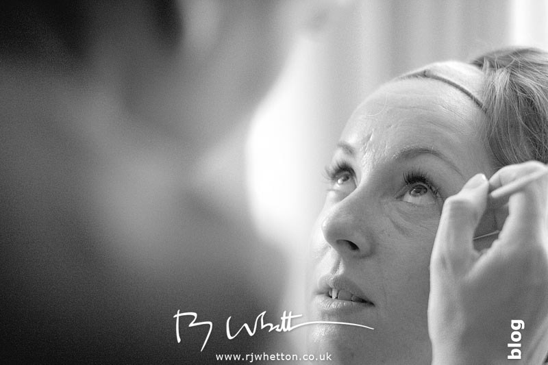 Rebecca has her make up done Rebecca has her make up done - Professional Wedding Photography Dorset
