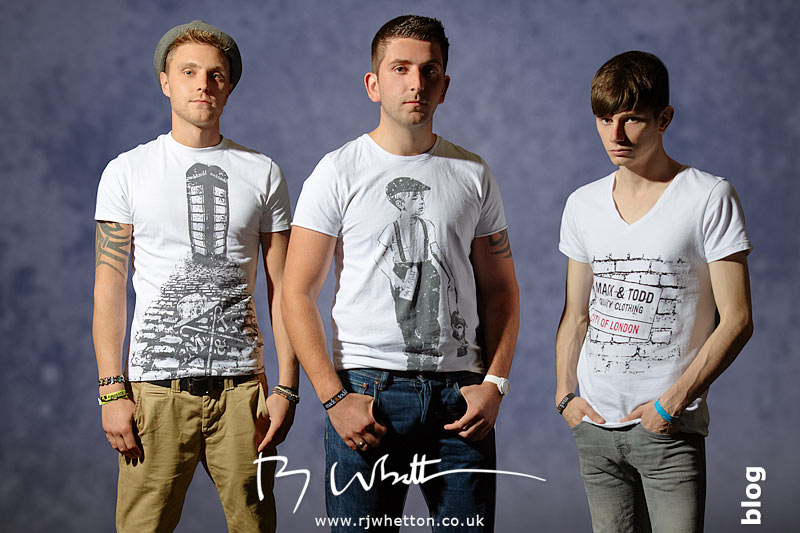 Left to right - DJ's JJ Reveller, Kaptin Kirk and Alta Ego Promo Photograph by Dorset Portrait Photographer Robert Whetton