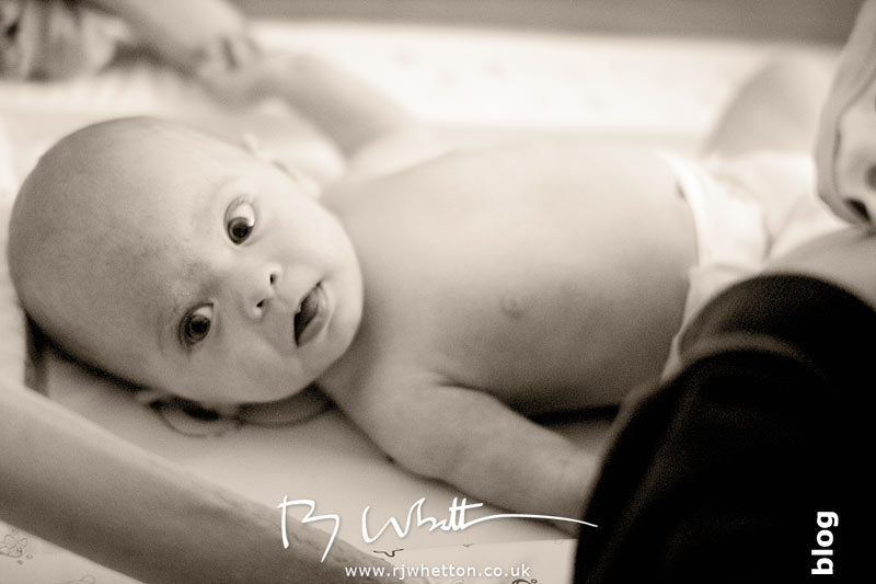 Scout changing out of her PJs Scout changing out of her pyjamas - Baby Portraits - Professional Portraits Dorset