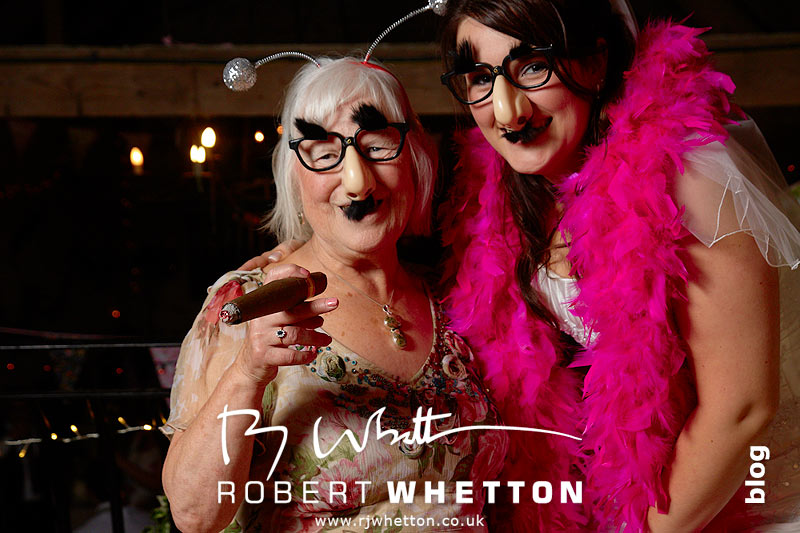 Wedding of Jo and Ben Christie at Kingston Country Courtyard, Swanage Wedding Fun Booth - Dorset Wedding Photographer Robert Whetton