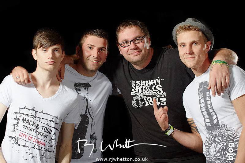 DJ Trio and Robert Whetton Promo Photograph by Dorset Portrait Photographer Robert Whetton