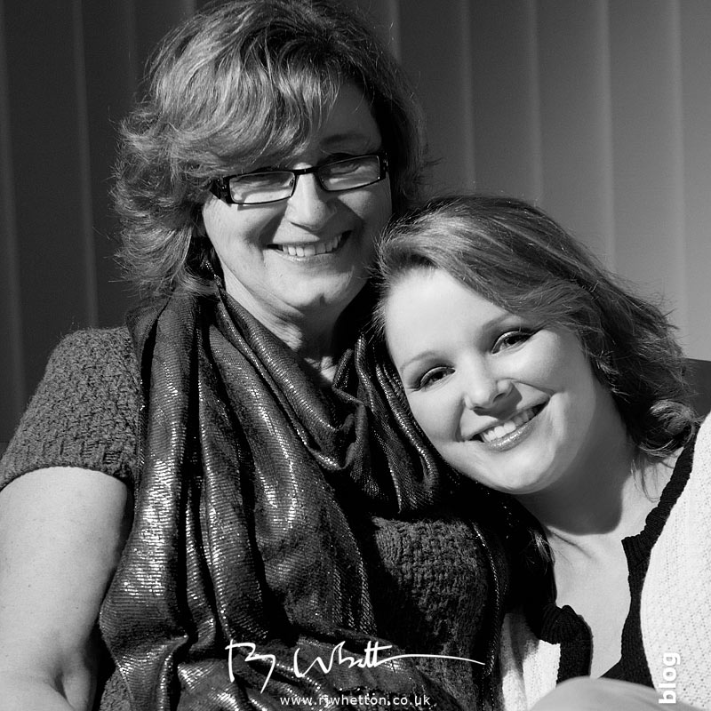 Millie and her mum posing on the Sofa Millie Taylor and her mum on the sofa
