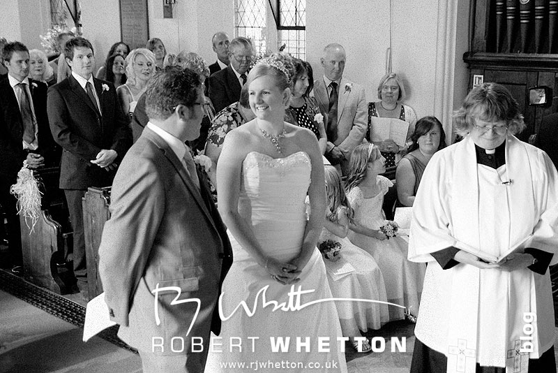 Wedding of Leah and Neil at St Marys, West Moors Wedding ceremony - Dorset Wedding Photographer Robert Whetton