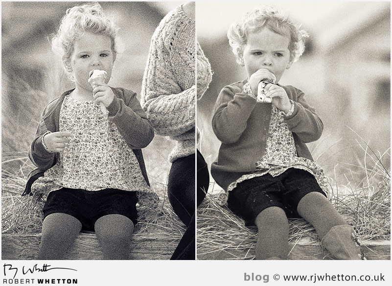 Close up of the girls eating their ice creams Close up of the girls eating their ice creams - Portrait Photography Dorset