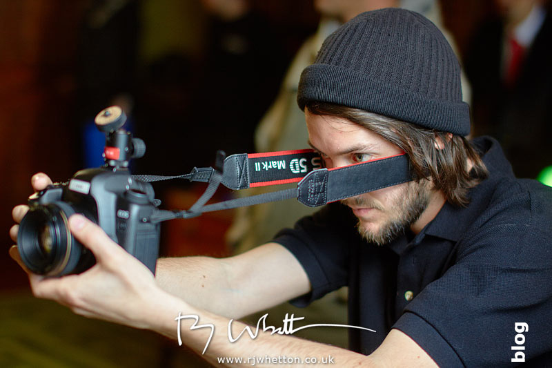 Ross filming with the Canon 50mm 1.4 Yes Sir Boss - Not Guilty Production Still - Production Photography Dorset