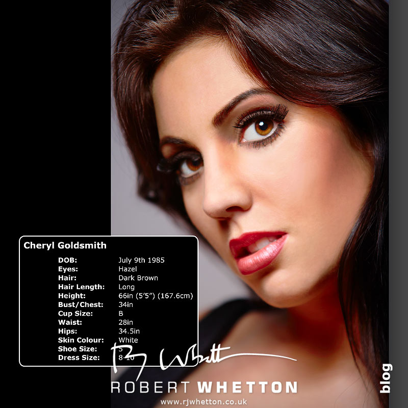 Cheryl's Portfolio Book Dorset Portrait Photographer - Modeling Portfolio