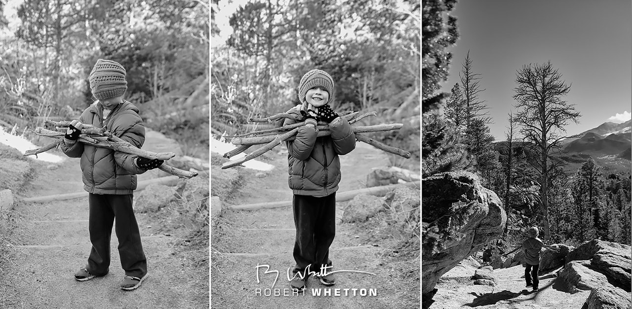 IMAGE: http://www.photographs.rjwhetton.co.uk/forums/Kid_with_Sticks_Gem_Lake_Trail.jpg